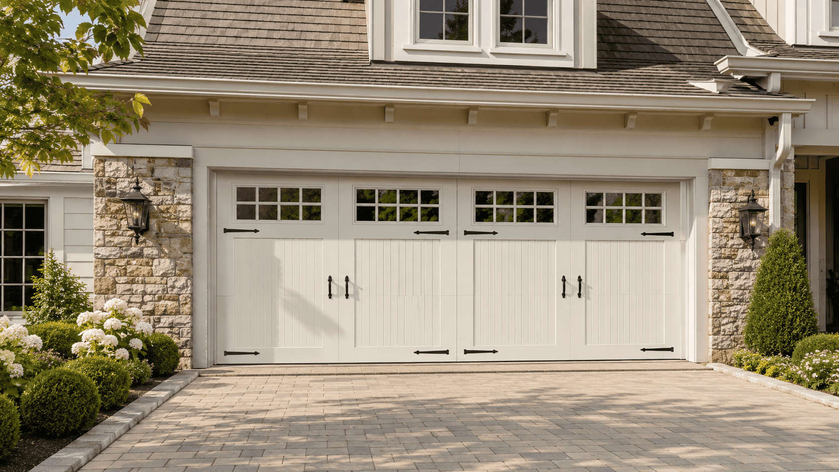 Garage door installation by our team